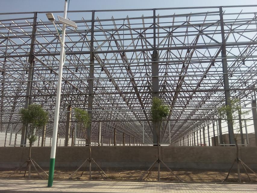 闵行汽车工业厂房网架